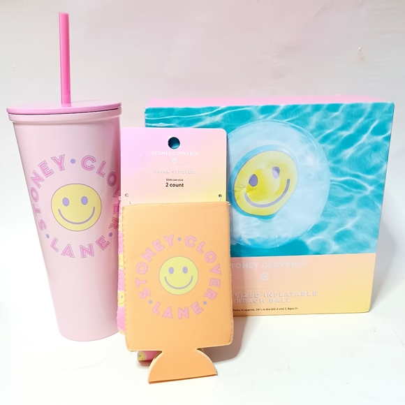 Stoney Clover Lane Other - Stoney Clover Lane x Target Tumbler Beachball and Drink Sleeve Bundle